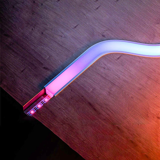 6x6mm/8x8mm Slim LED Silicone Tube Cover for LED Strip Lights - Ultra-Thin Flexible Diffuser