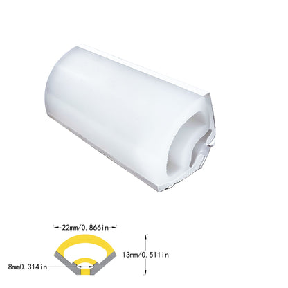 V16/V22 Triangular Silicone Neon Tube - Angled Profile for Wall & Corner LED Lighting
