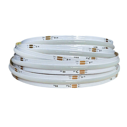 Ultra-Bright RGB COB LED Strip Light 24V - Dot-Free 10mm Flexible 576 LEDs/m