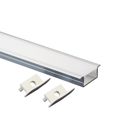 20x10mm Slim LED Aluminum Profile - Dual-Mode Surface Mount and Recessed Channel for LED Strips