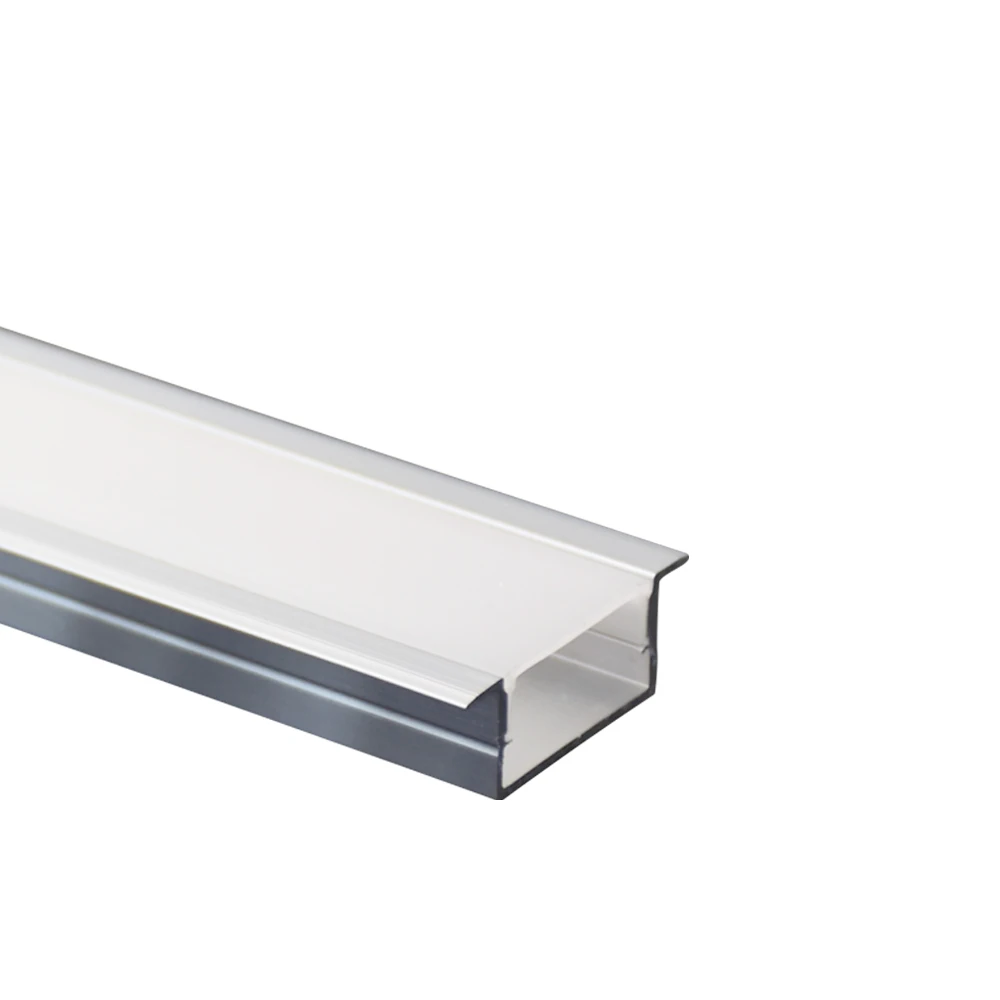 20x10mm Slim LED Aluminum Profile - Dual-Mode Surface Mount and Recessed Channel for LED Strips