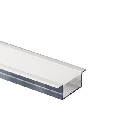 20x10mm Slim LED Aluminum Profile - Dual-Mode Surface Mount and Recessed Channel for LED Strips