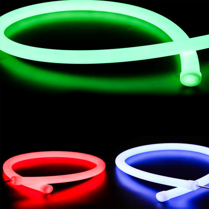 D20 Round Silicone Neon Flex Tube - Large-Format 360-Degree Omni-Glow Diffuser for 5-8mm LED Strips