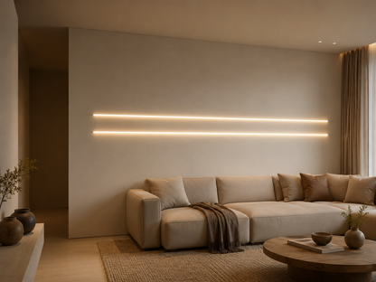 3213 Tile-In LED Aluminum Profile Channel for Porcelain & Stone Splashbacks - Recessed No-Groove Strip Housing