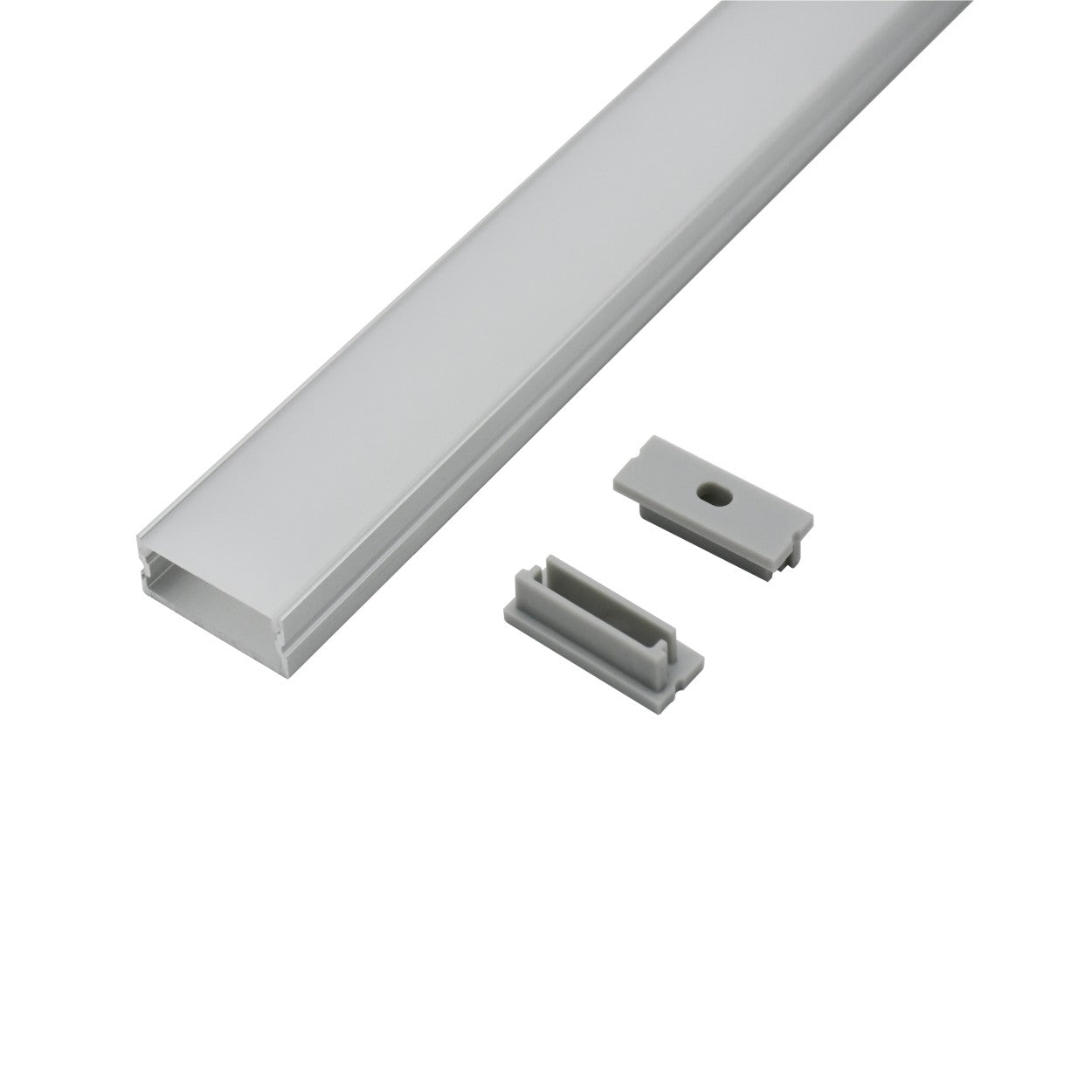 30x10mm LED Aluminum Profile Channel - Wide Surface Mount for Ceiling and Under-Cabinet Linear Lights
