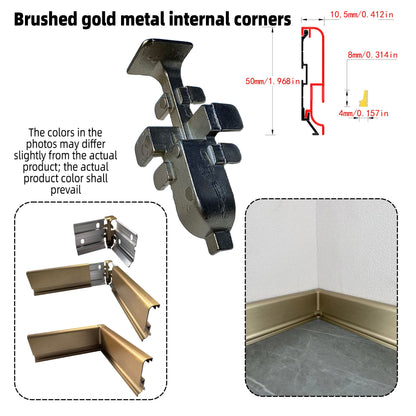 Surface Mount LED Skirting Board Profile with Silicone Cover (1m/2m)