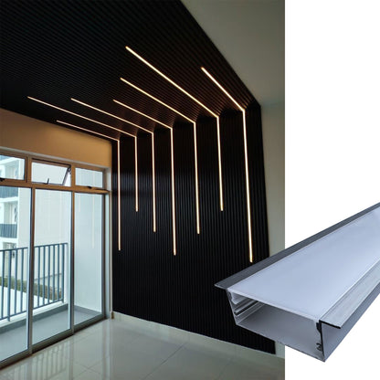 50x20mm Wide LED Aluminum Channel for Esports Rooms & Large Spaces