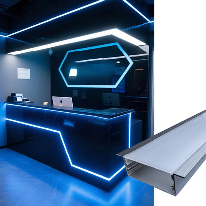 50x20mm Wide LED Aluminum Channel for Esports Rooms & Large Spaces