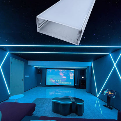 50x20mm Wide LED Aluminum Channel for Esports Rooms & Large Spaces