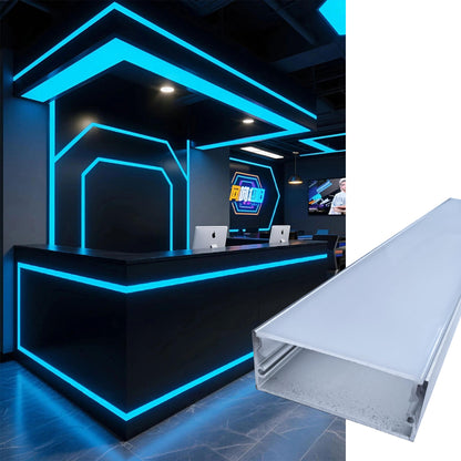 50x20mm Wide LED Aluminum Channel for Esports Rooms & Large Spaces