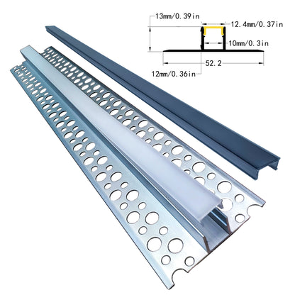 5213A Gypsum Board LED Profile - Recessed Linear Lighting Channel (1m/2m)