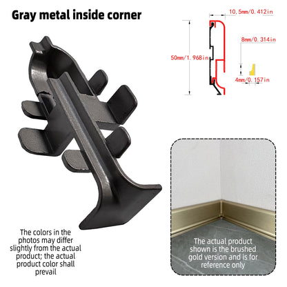 Surface Mount LED Skirting Board Profile with Silicone Cover (1m/2m)