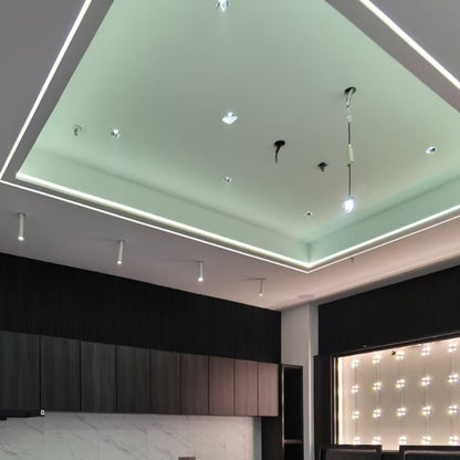 20x15mm LED Aluminum Extrusion - Deep Channel for Showcase, Wardrobe, and Stair Lighting