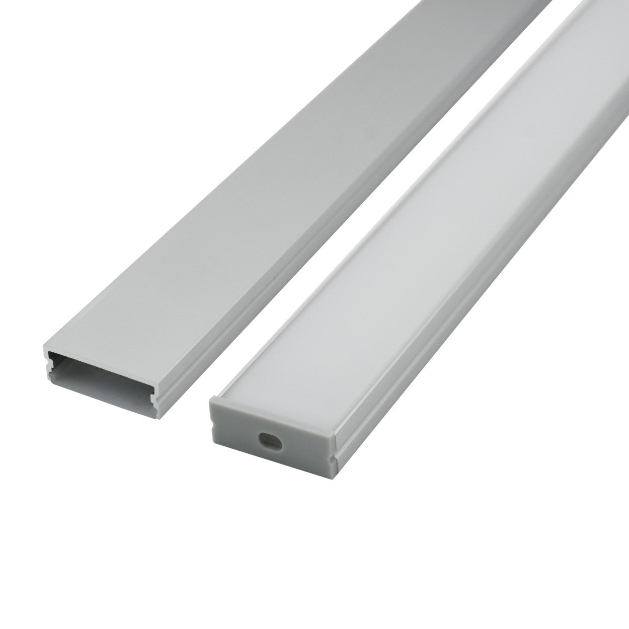 30x10mm LED Aluminum Profile Channel - Wide Surface Mount for Ceiling and Under-Cabinet Linear Lights