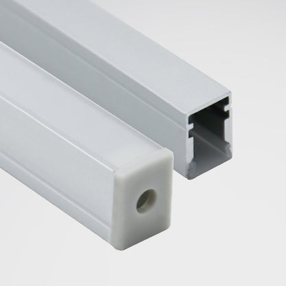 10×13mm Professional Recessed LED Light Groove – 6063-T5 Aluminum Recessed Extruded Profile, for Cabinet and Display Case Lighting. Suitable for 5mm SMD and COB Light Strips.