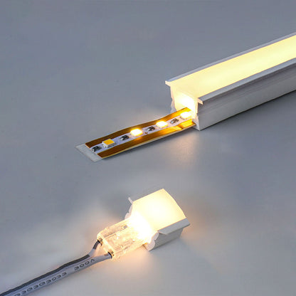 6x6mm/8x8mm Slim LED Silicone Tube Cover for LED Strip Lights - Ultra-Thin Flexible Diffuser