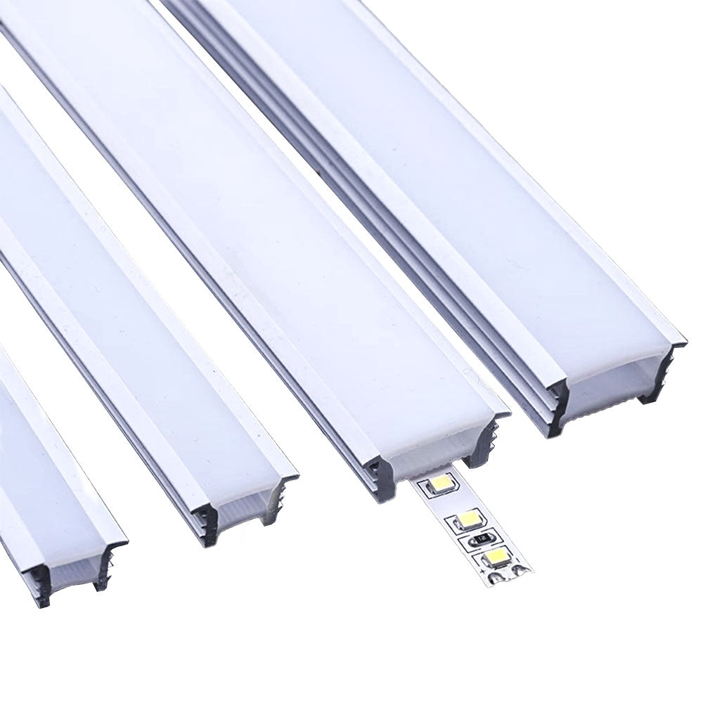 6x6mm/8x8mm Slim LED Silicone Tube Cover for LED Strip Lights - Ultra-Thin Flexible Diffuser