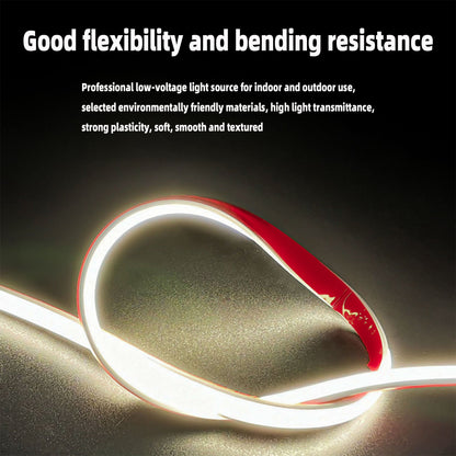 Waterproof COB LED Strip Light IP68 - 24V 10W/m 320 LEDs/m Indoor/Outdoor (3m-100m)