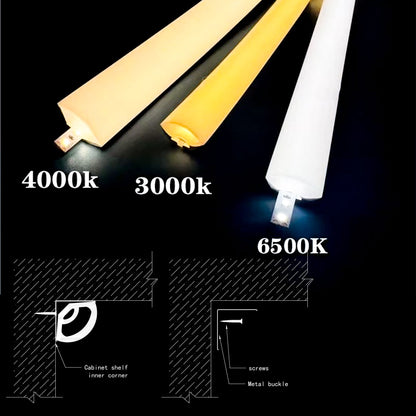 V16/V22 Triangular Silicone Neon Tube - Angled Profile for Wall & Corner LED Lighting