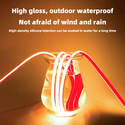 Waterproof COB LED Strip Light IP68 - 24V 10W/m 320 LEDs/m Indoor/Outdoor (3m-100m)