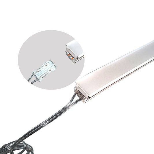 10x10mm LED Neon Flex Strip 24V - Complete Dot-Free Silicone Neon Light with Solder-Free Connectors