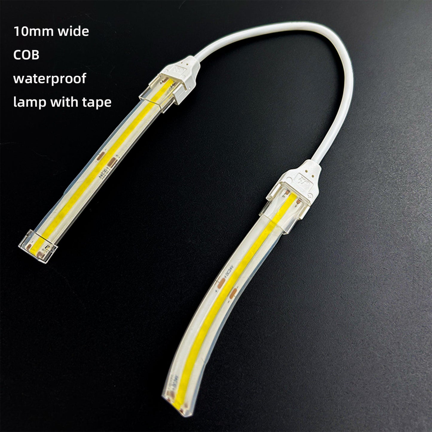 Waterproof COB LED Strip Light IP68 - 24V 10W/m 320 LEDs/m Indoor/Outdoor (3m-100m)