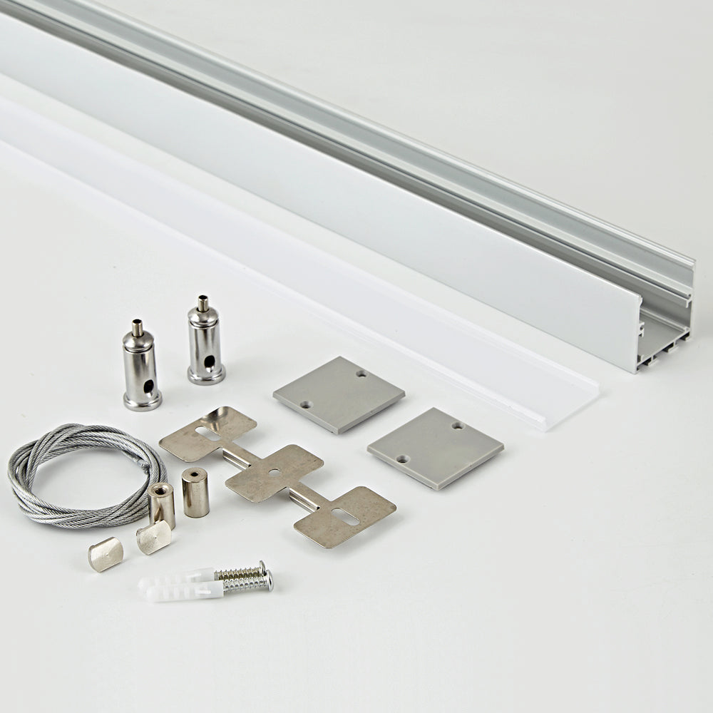 35x35mm LED Aluminum Profile - Heavy-Duty Architectural Linear Lighting Channel for Offices and Homes