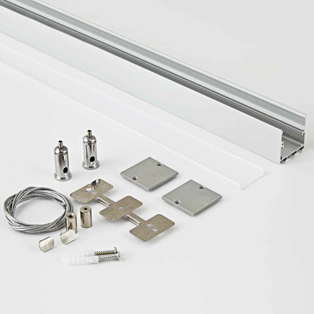 35x35mm LED Aluminum Profile - Heavy-Duty Architectural Linear Lighting Channel for Offices and Homes